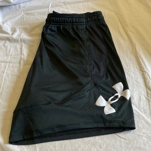 Under Armour Heat Gear Women’s Basketball Shorts Sz L. Black